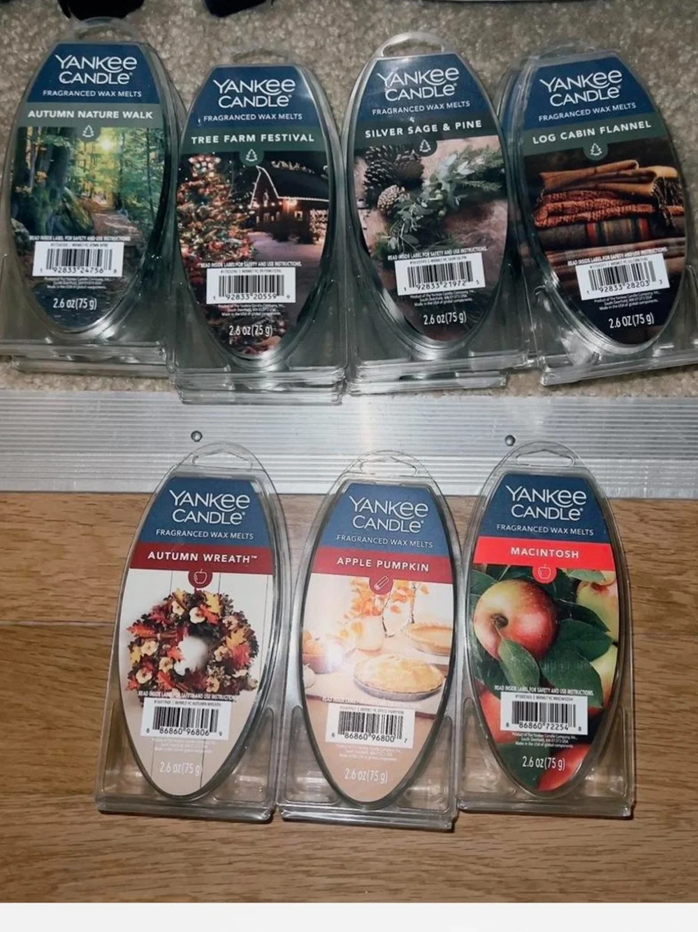 Yankee candle large bundle of new wax melts fall scents